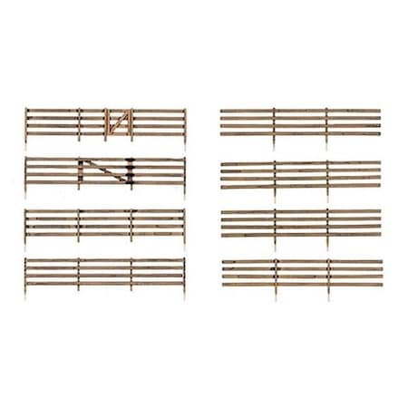Woodland Scenics Woodland Scenics WOO2982 HO Scale Rail Fence Kit WOO2982
